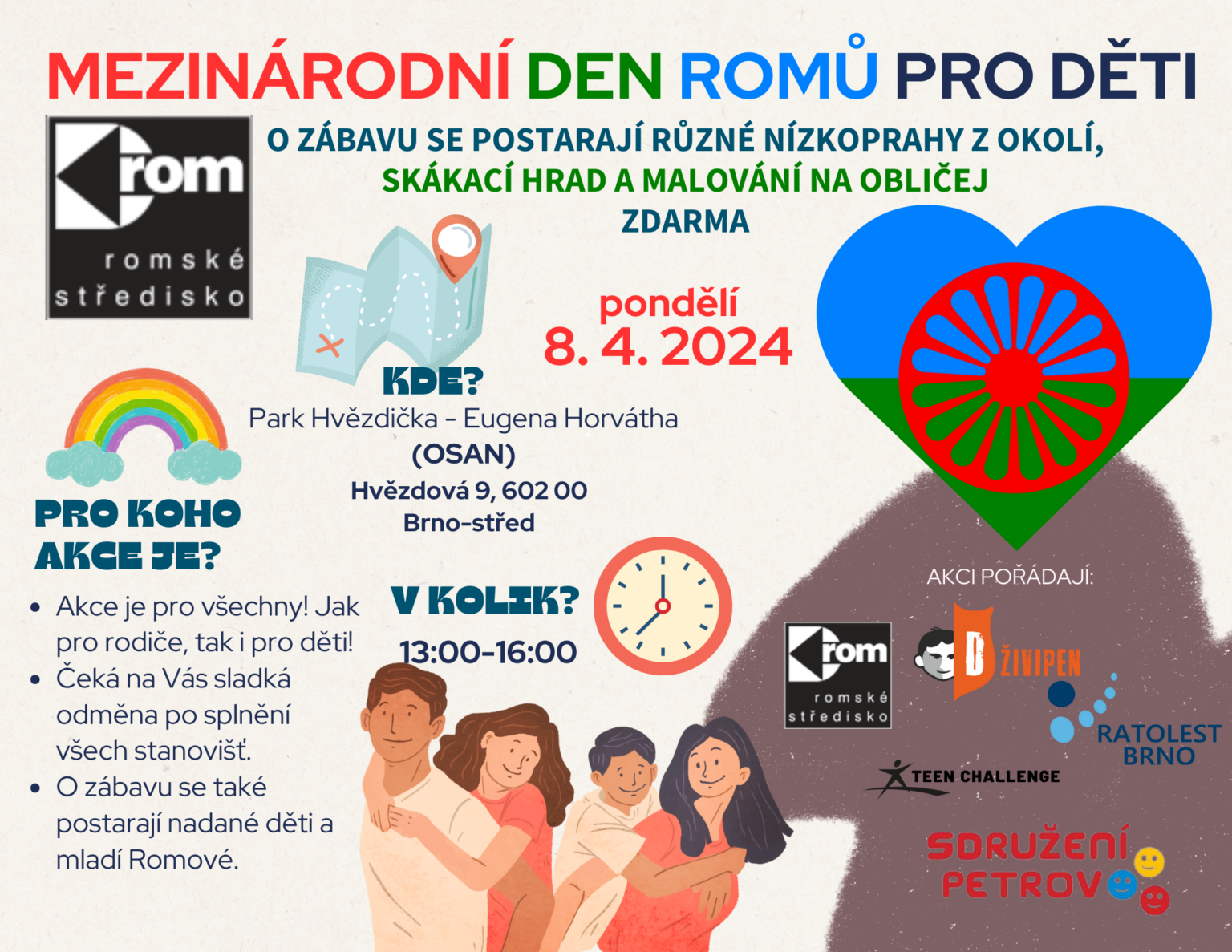 Zveme Vás na oslavu Mezinárodního dne Romů pro děti